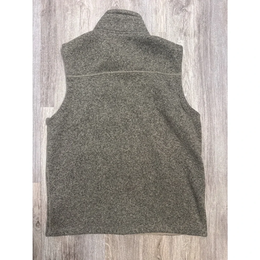 The North Face Mens Gordon Lyons Full Zip Fleece Vest Heather Gray Large